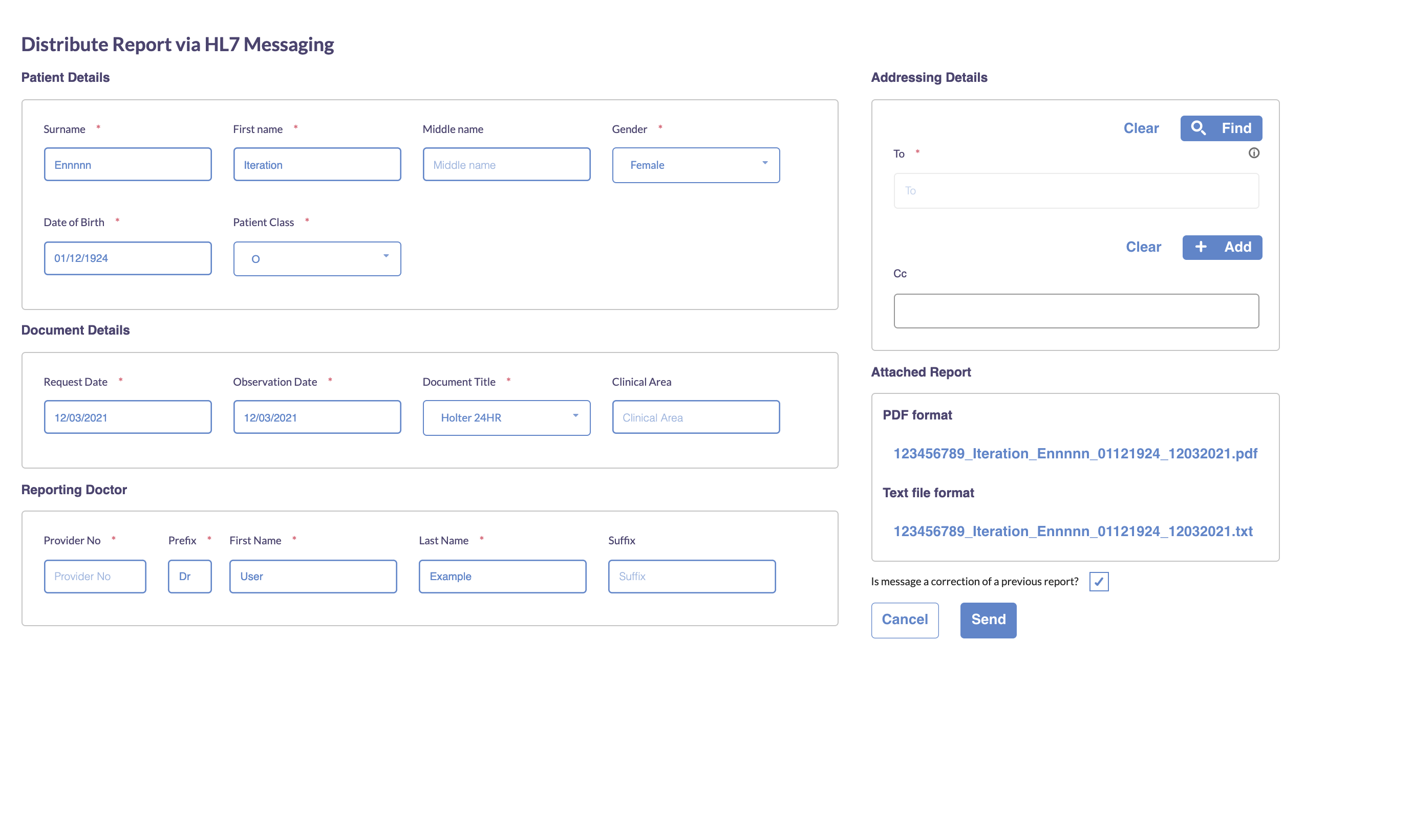 New HL7 Messaging Ticker